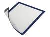 DURABLE DURAFRAME MAGNETIC - Dokumentenhalterung - für A4 - magnetisch - Blau (Packung mit 5)