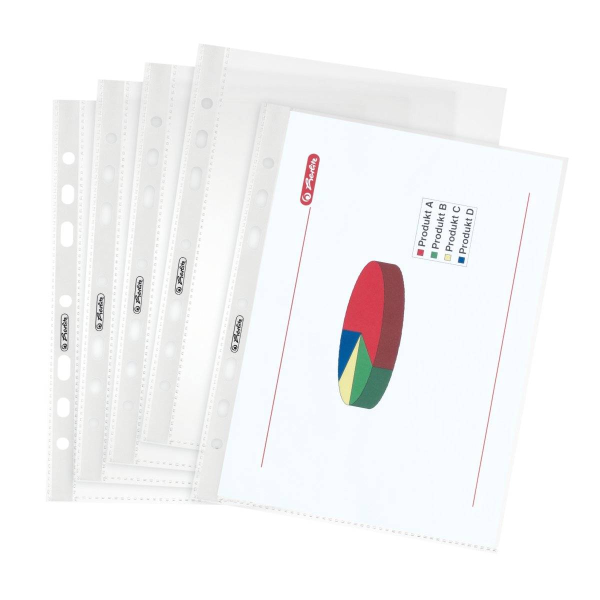 Herlitz 10468585, A5, Transparent, Polypropylen (PP), 100 Stück(e)-1