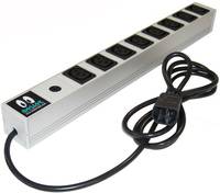 Online USV - Steckdosenleiste (Rack - einbaufähig) - Eingabe, Eingang IEC 60320 C14 - Ausgangsanschlüsse: 8 (IEC 60320 C-4