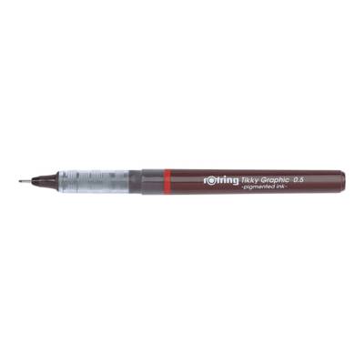 Rotring Tikky Graphic - Filzstift - Schwarz - Pigmenttinte-0
