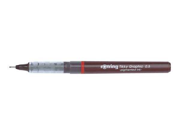 Rotring Tikky Graphic - Filzstift - Schwarz - Pigmenttinte