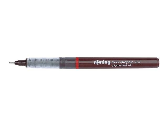 Rotring Tikky Graphic - Filzstift - Schwarz - Pigmenttinte-2