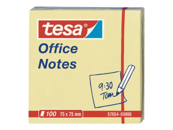 tesa Haftnotiz Office Notes 57654-00000 75x75mm 100Bl. gelb - Artikel: 111660110