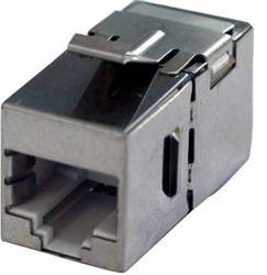 Bachmann RJ45 Netzwerk Adapter CAT 6 [1x RJ45-Buchse - 1x RJ45-Buchse] 0 mm Edelstahl-6