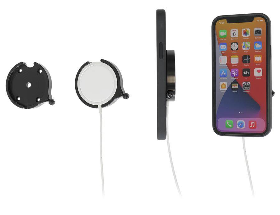 Brodit MagSafe Halter ohne Kugelgelenk - Schwarz-1
