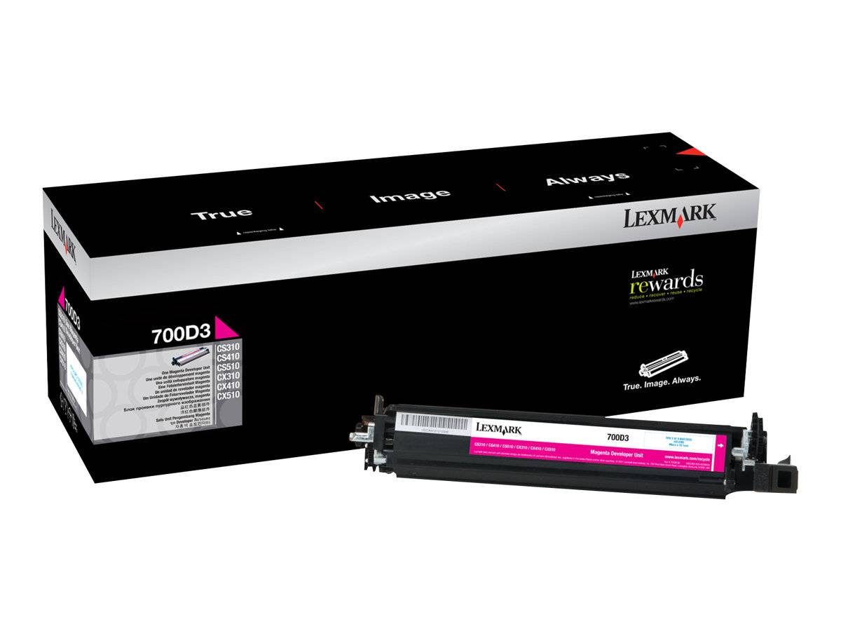 Lexmark Entwicklereinheit 700D3 Original Magenta 40000 Seiten 70C0D30-0