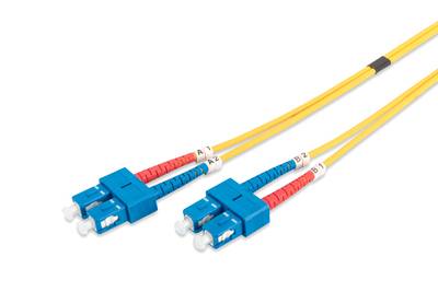 Digitus DK-2922-05 Glasfaser LWL Anschlusskabel 5.00 m Gelb [1x SC-Stecker - 1x SC-Stecker] 9/125 µ Singlemode OS2-5