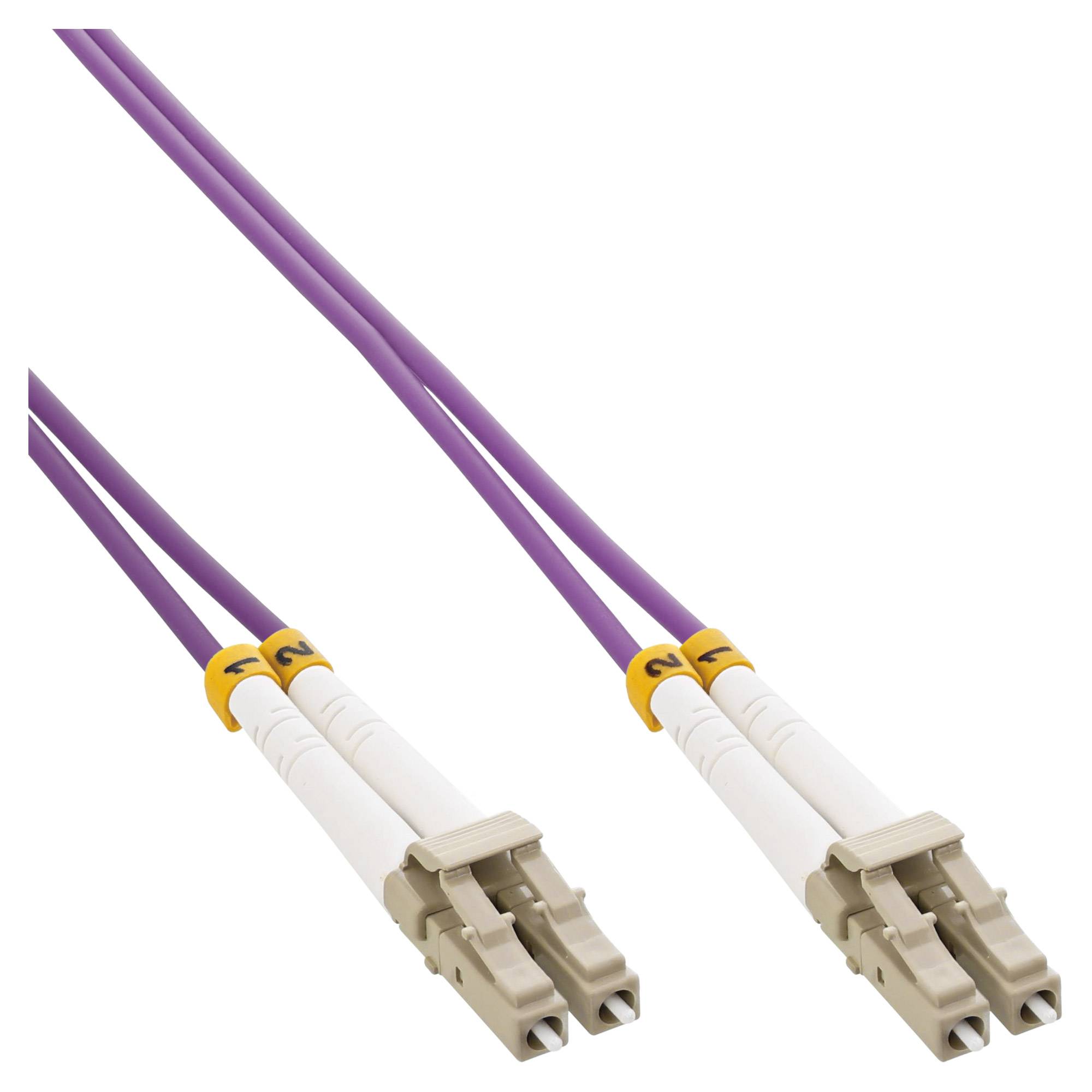 InLine® LWL Duplex Kabel, LC/LC, 50/125µm, OM4, 3m-0