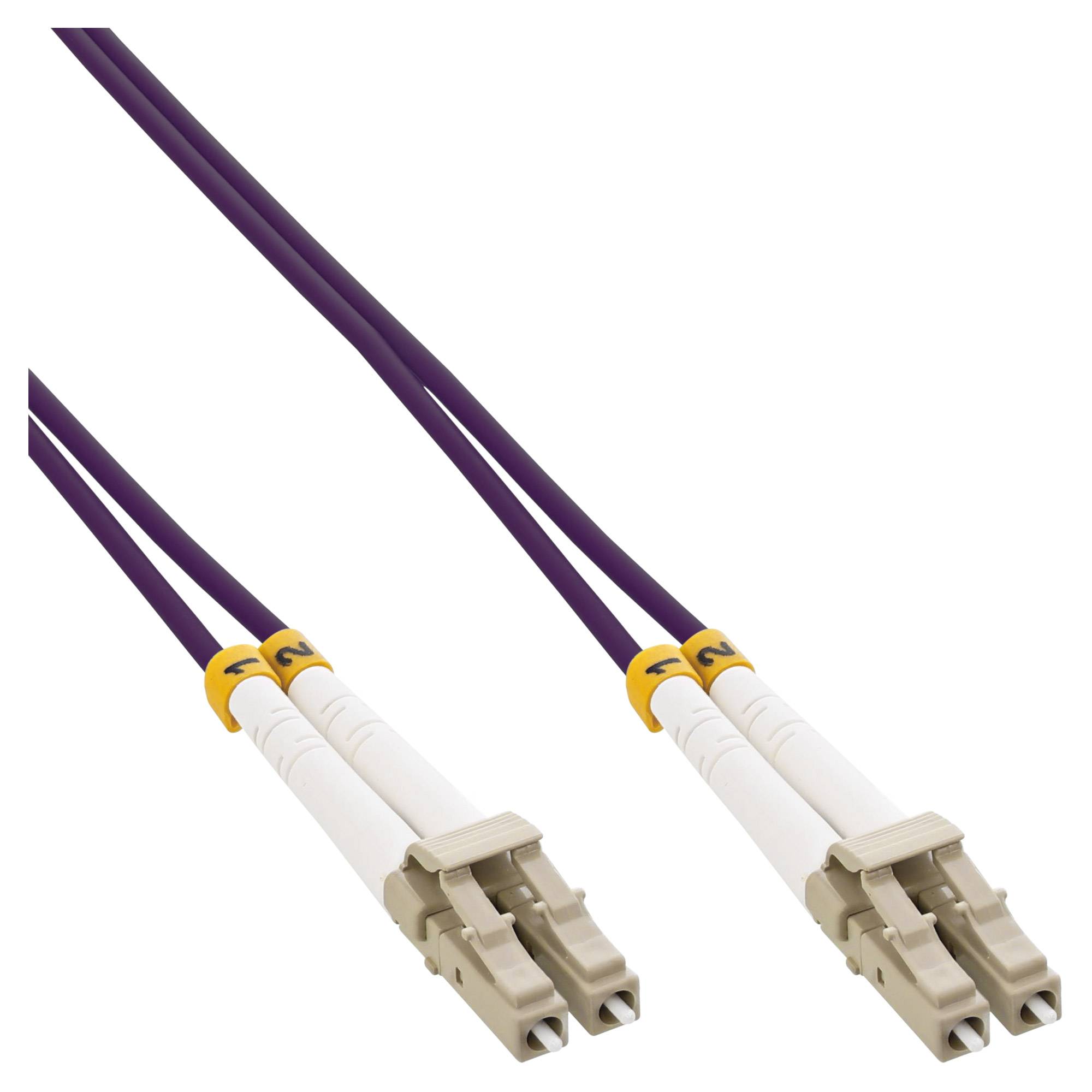 InLine® LWL Duplex Kabel, LC/LC, 50/125µm, OM4, 3m-5