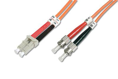 DIGITUS - LWL Multimode Patchkabel, LC / ST-4