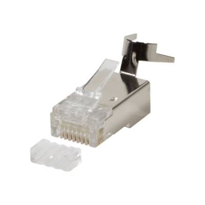 LogiLink - Netzwerkanschluss - RJ-45 (M) - abgeschirmt - 8 mm - CAT 7a (Packung mit 10)-0
