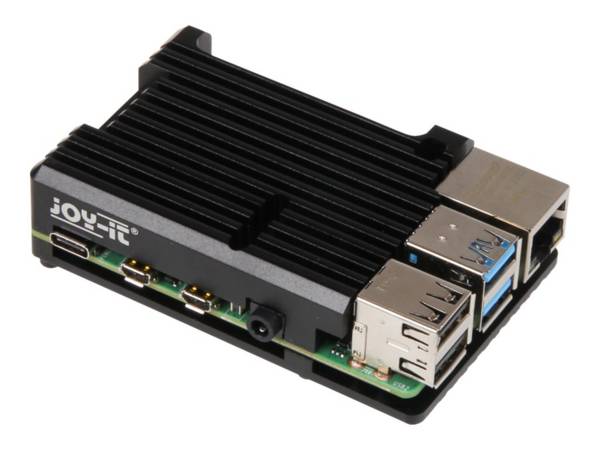 RASPBERRY PI - JOY-iT ARMOR CASE ""Block"" - Hülle - CNC-Aluminium