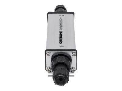 Intellinet Outdoor Gigabit PoE+ Extender IEEE 802.3at/af um bis zu 100 Meter Metall IP65 PoE Extender 10 / 100 / 1000 MB-0