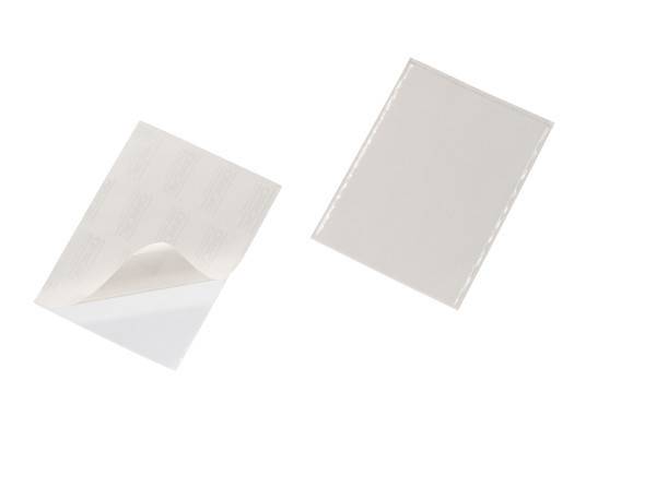 DURABLE POCKETFIX - Selbstklebende Tasche - für A5 - durchsichtig (Packung mit 25)-6