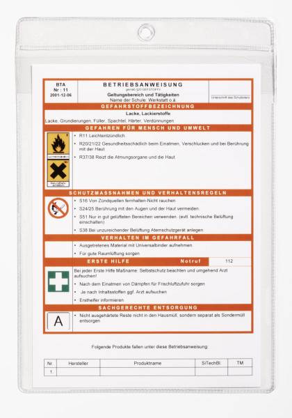 DURABLE - Dokumentenhalterung - für A4 - durchsichtig (Packung mit 10)-4