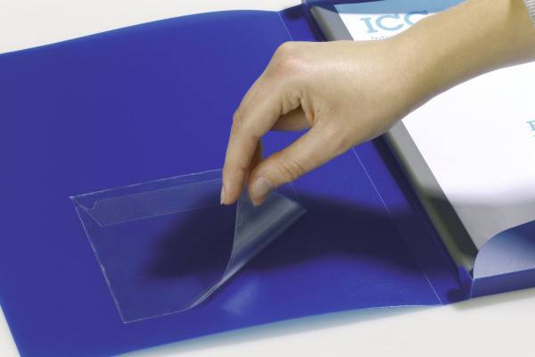DURABLE POCKETFIX - CD/DVD-Hülle - Kapazität: 1 CD/DVD - durchsichtig (Packung mit 10)-8