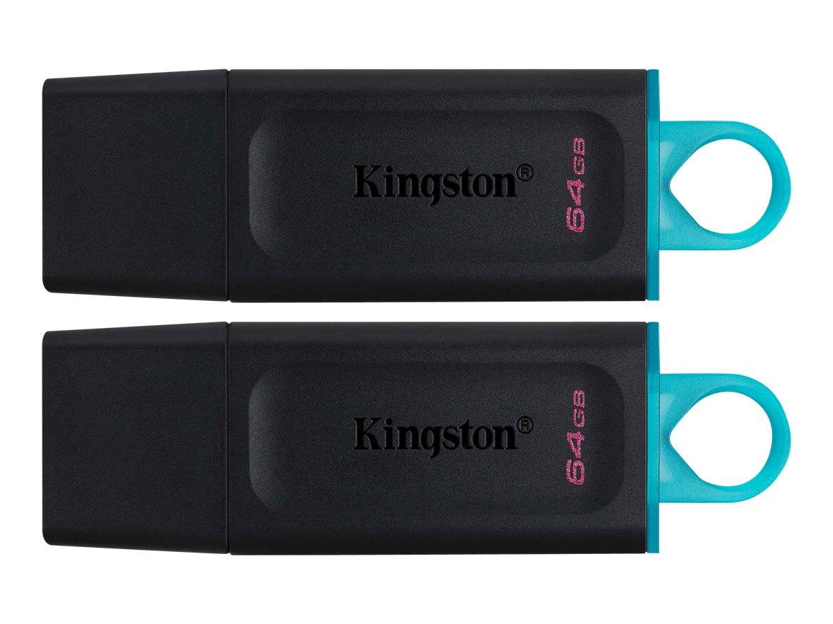 Kingston DataTraveler Exodia - USB-Flash-Laufwerk - 64 GB - USB 3.2 Gen 1 (Packung mit 2)-0