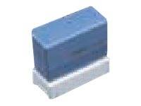 Brother 3458 - Stempel - vorgetränkt - Blau - Benutzerdefinierter Text - 34 x 58 mm (Packung mit 12)
