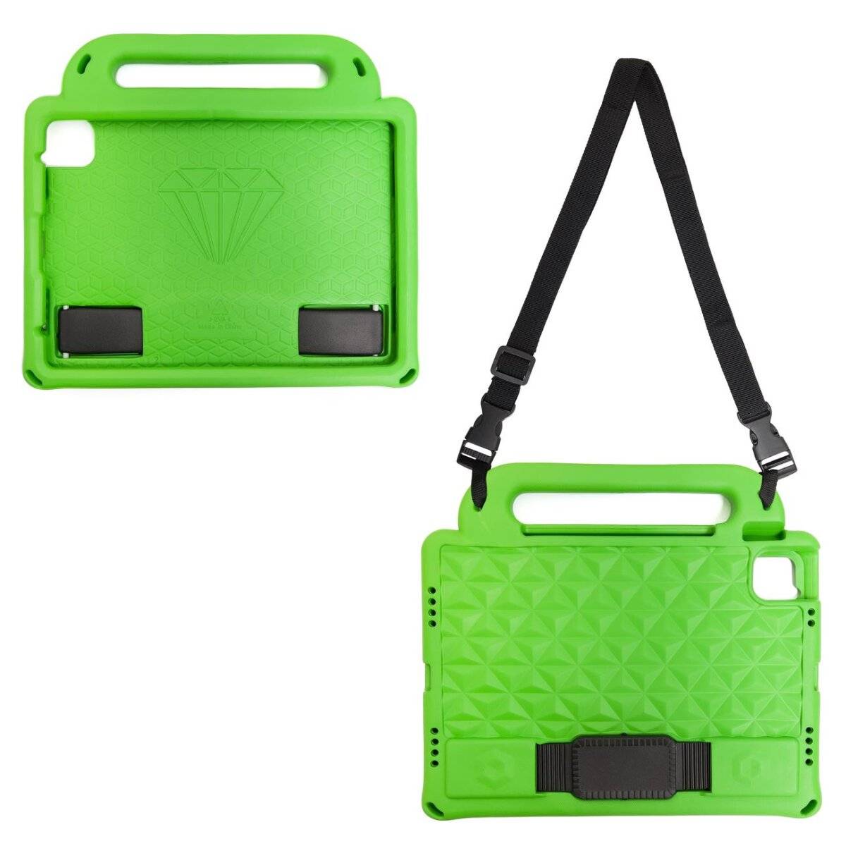 Diamond Tablet Case Armored mit Stifthalter Standfunktion kompatibel mit Samsung Galaxy Tab S7 11" Grün-2