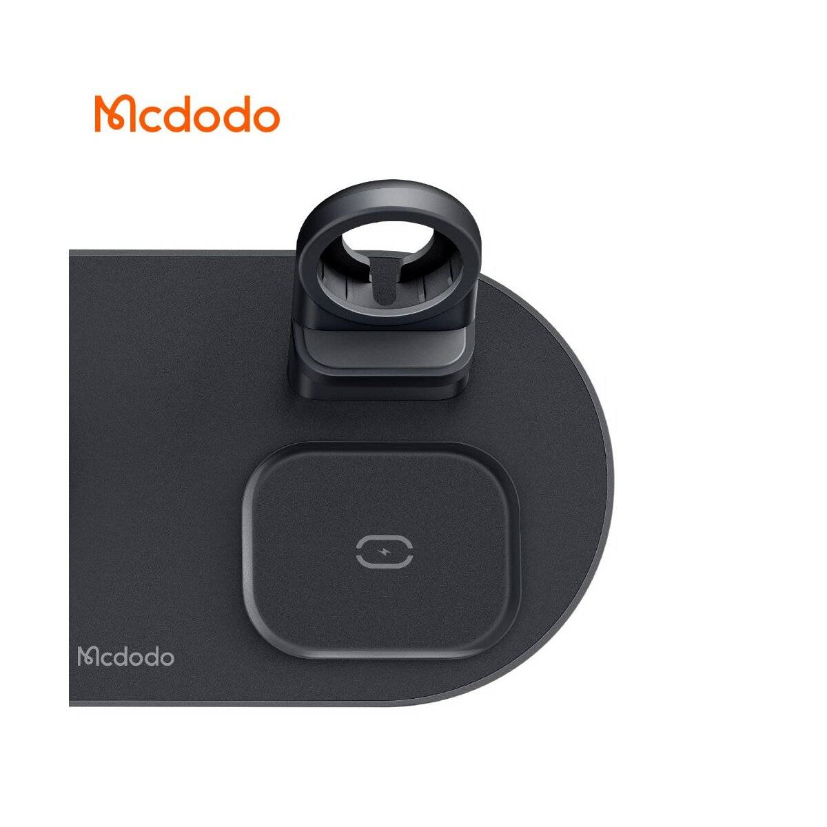 Mcdodo 3in1 Magnetisch Wireless Charger Ladestation kompatibel mit Smartphone, Watch, TWS-Kopfhörer, schwarz-2