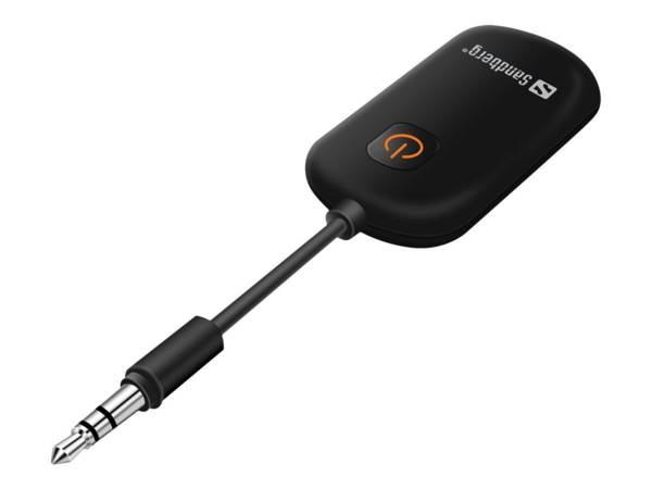 SANDBERG Audio Link 2in1 TxRx - Drahtloser Bluetooth Audio-Empfänger / Transmitter für Handy