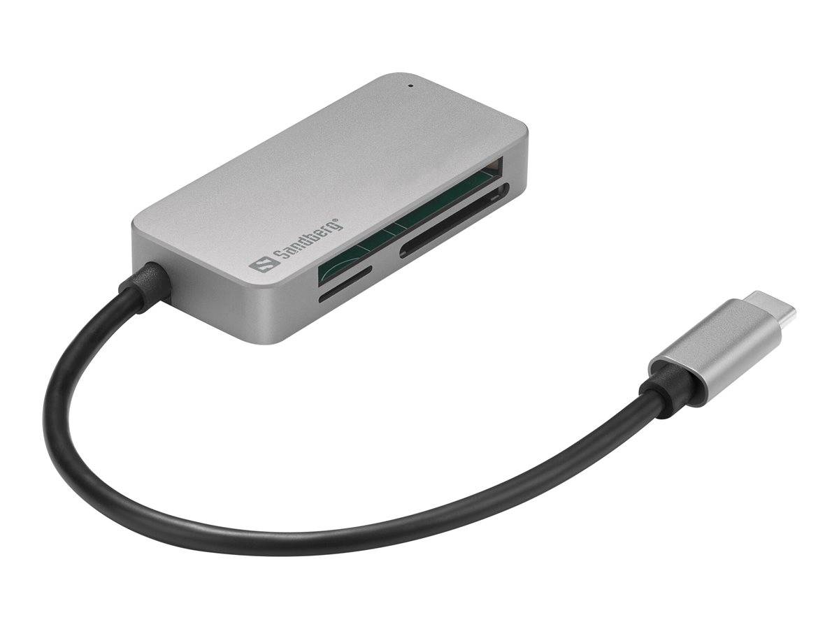 Sandberg USB-C Multi Card Reader Pro - Kartenleser (CF, microSD, MMC, SD, SDHC, SDXC, TransFlash)-2