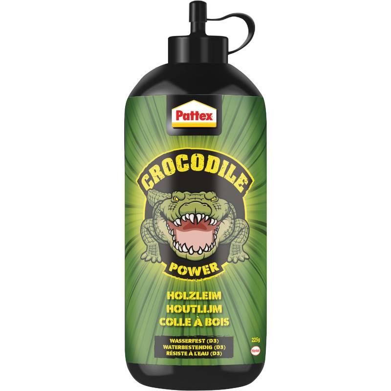 Pattex Crocodile Power Holzleim, 225 g Flasche (56071210)