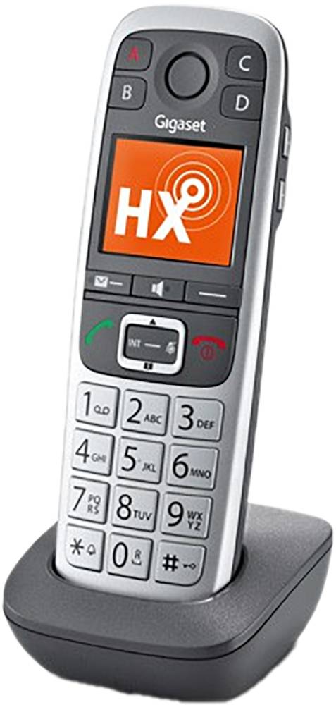 Gigaset E560HX Schnurloses Erweiterungshandgerät mit Rufnummernanzeige DECT\GAP Platin-1