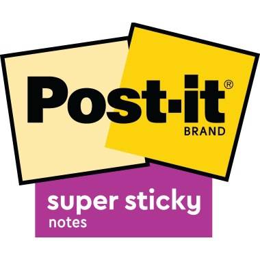 Post-it Haftnotiz Super Sticky 654-6SS-BLU 76x76mm 90Bl. ultrabl-1