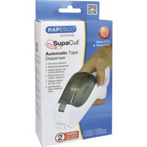 RAPESCO Handabroller SupaCut 1445 weiß inkl. 2Rollen