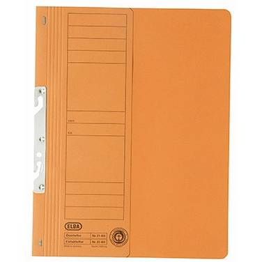 ELBA Einhakhefter 100551895 DIN A4 Vorderd. halb kfm. Heftung orange