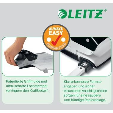 Symbolbild für ESSELTE LEITZ - Leitz NeXXt WOW - Locher - 30 Blätter / 3 mm