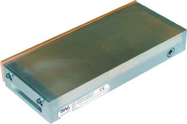 Magnetspannplatte L.400xB.200xH.51mm Querpolteilung P 1,9mm SAV