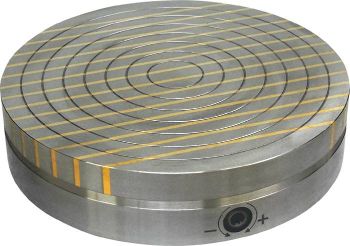 Permanentrundmagnet Polplatten-D.200mm m.Parallelpolteilung 120 N/cm² SAV-0