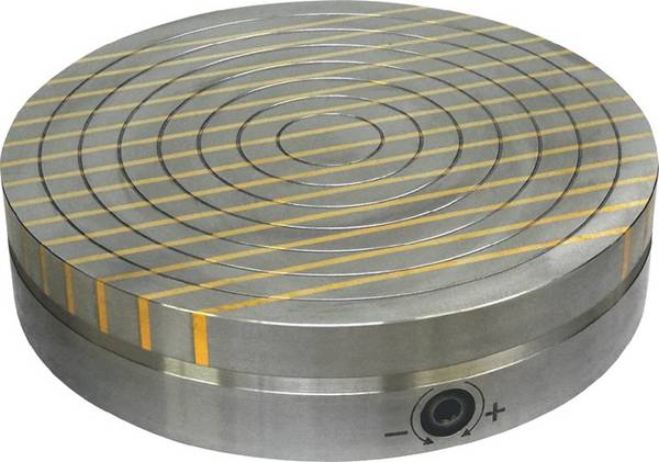 Permanentrundmagnet Polplatten-D.250mm m.Parallelpolteilung 150 N/cm² SAV