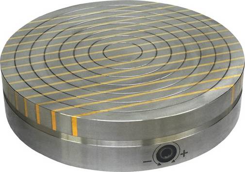 Permanentrundmagnet Polplatten-D.400mm m.Parallelpolteilung 150 N/cm² SAV