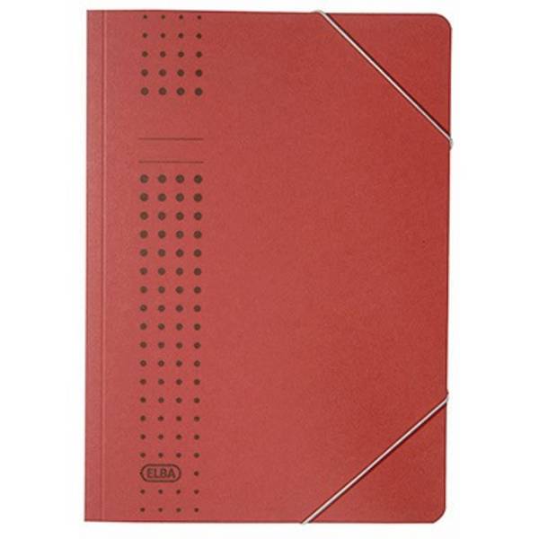 ELBA Eckspanner chic 400010103 DIN A4 150Bl. Karton bordeaux