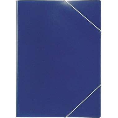 Eckspanner PP 0,5mm A4 dunkelblau vollfarbig-0
