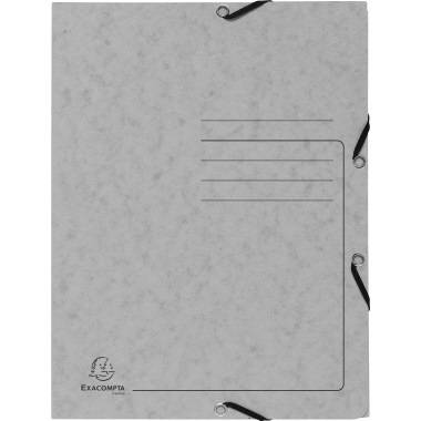 Exacompta Sammelmappe 55423E DIN A4 3Kl Karton grau