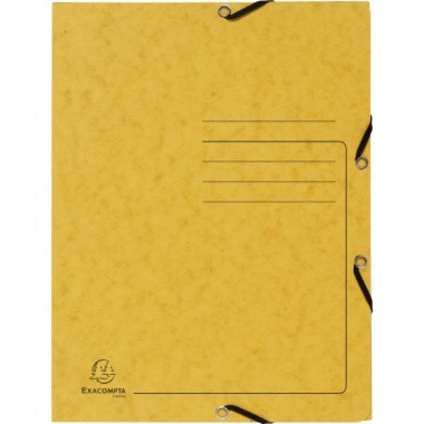 Exacompta Sammelmappe 55409E DIN A4 3Kl Karton gelb
