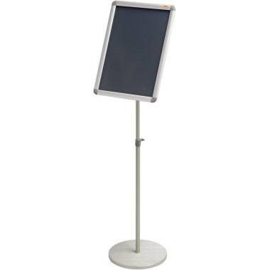 LEITZ Nobo Prospektständer 1902384 DIN A3 35x7x101cm silber-0