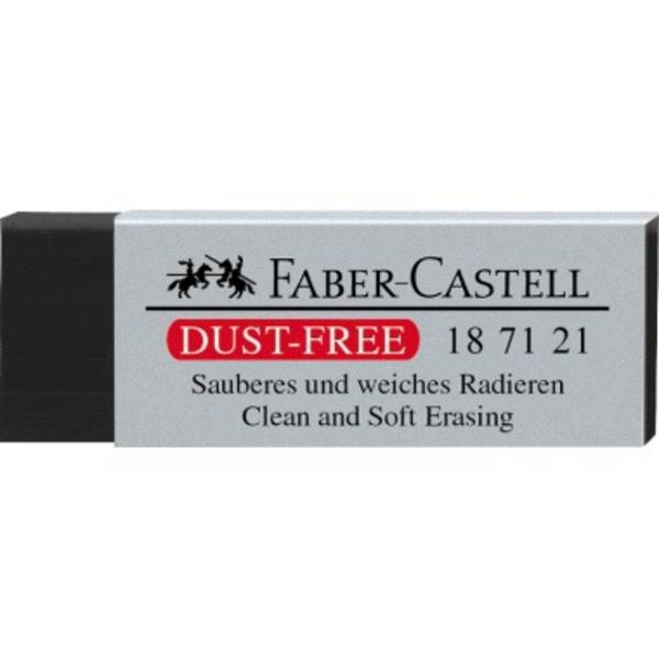 Faber Castell Radierer DUST-FREE Bleistifte Buntstifte 2,2x1,2x6,2 cm