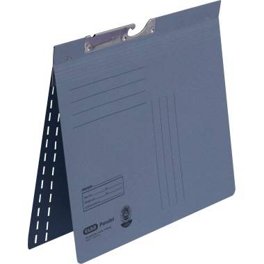 ELBA Pendelhefter 100560093 DIN A4 kaufm. Heftung 250g Karton blau-0