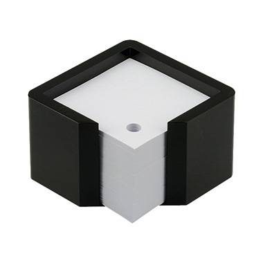 arlac Zettelbox memorion 25701 125x80x125mm schwarz-0