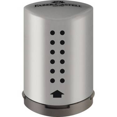 Faber-Castell Einfachspitzdose Grip 2001 183700 silber