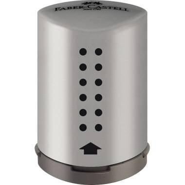 Faber-Castell Einfachspitzdose Grip 2001 183700 silber-0