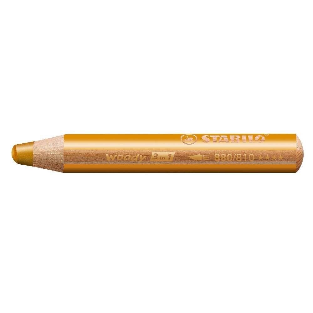 STABILO Multitalentstift woody 3 in 1, rund, gold (5652075)-4