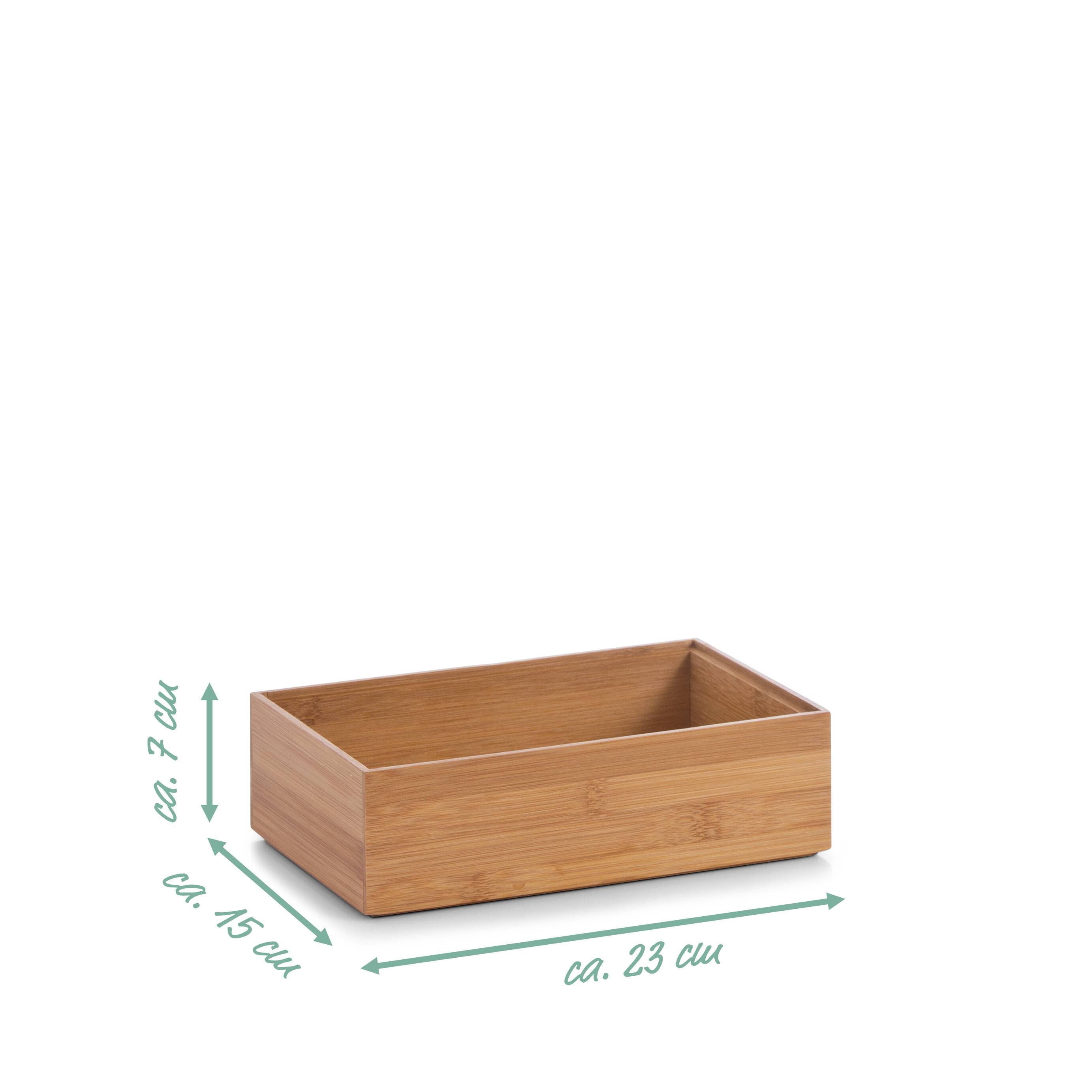 Zeller 13332 Ordnungsbox 23 x 15 x 7 cm, Bamboo,-6