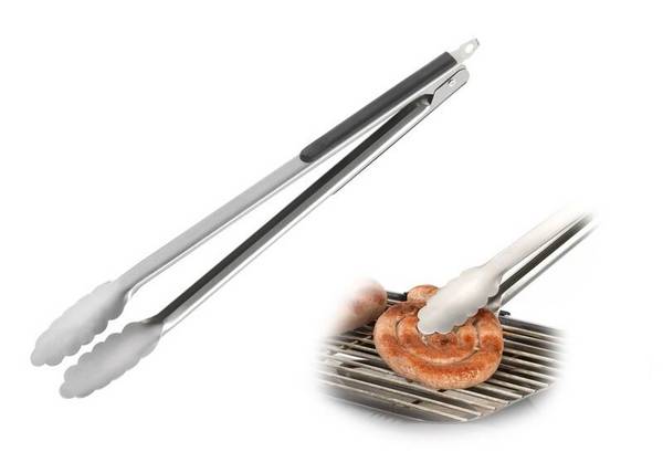 Westmark 15162270, Grillzange, Edelstahl, Kunststoff, Edelstahl, 38 mm, 35 mm, 377 mm