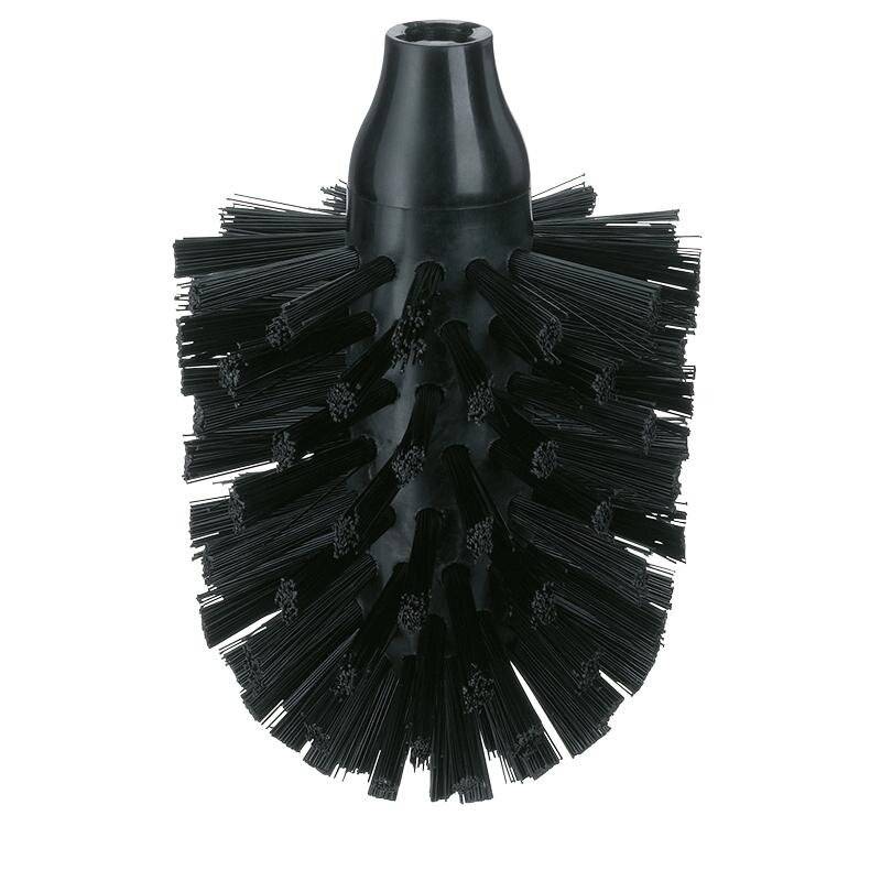 Kela Ersatz Wc-Bürstenkopf La Brosse PET-Kunststoff schwarz 12,6cm 8cmØ-2